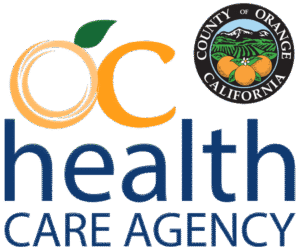 Orange County Health Care Agency logo highlighting government staffing and public service partnerships